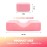 Onism Lash Pillows, Eyelash Extension Pillow with 2 Removable Lash Pillow Covers, Memory Foam Pillow, Velvet Pillowcase with Two Pockets for Tools On The Sides of Lash Bed Pillow, Pink