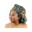 TREJAZ Satin Bonnet Silk Ankara Bonnet - Satin Bonnet for Women - Perfect for Curly Hair - Hair Bonnet for Black Women - Luxurious Sleeping Bonnet - Ideal for Braids and Natural Styles XL, Teal