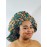 TREJAZ Satin Bonnet Silk Ankara Bonnet - Satin Bonnet for Women - Perfect for Curly Hair - Hair Bonnet for Black Women - Luxurious Sleeping Bonnet - Ideal for Braids and Natural Styles XL, Teal