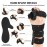 HOOMTREE Stroke Resting Hand Splint Right&Left Resting Hand Splint with Finger Separator Functional Night Immobilizer Wrist Finger Brace for Carpel Tunnel Pain,Sprain Fracture,Tendonitis (Left,Black)