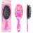 Kids Hair Brush Girls, Toddler Wet Dry Detangling Hair Brush for Curly Thick Hair Pain-Free Comb Girls Kids Women Unicorn Mermaid