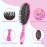 Kids Hair Brush Girls, Toddler Wet Dry Detangling Hair Brush for Curly Thick Hair Pain-Free Comb Girls Kids Women Unicorn Mermaid