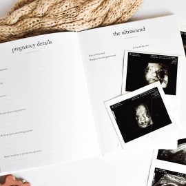 Baby First Year Book - Heirloom Keepsake Baby Memory Book to Record Important Milestones, Photos & More - Pregnancy Books (Sky Blue,112 Pages)