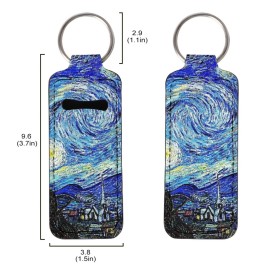 JooMeryer 1 Pack Chapstick Holders Keychains Bag Accessories Lip Balm Holsteror Lipstick Portable Sleeve Pouch for Adult Women Girls,Starry Night JooMeryer 1 Pack Chapstick Holders Keychains Bag Accessories Lip Balm Holsteror Lipstick Portable Sleeve Pouch for Adult Women Girls,Starry Night