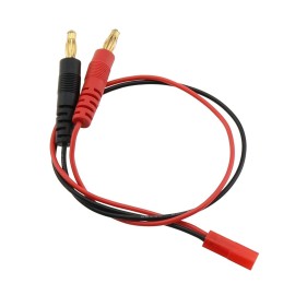 ZZHXSM JST Male to 4mm Banana Plug Battery RC Balanced Charging Cable Connector Adaptor Lead Cable (30CM/20AWG)