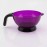 3pcs Suction Paint Cup Bowl Purple , Silicone Mixing Tint Dyed - Hairdressing Coloring Diy Art Hair with Styling Barbershop Sturdy Hairdressers Dye Tool Color, Hairdressing,