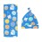Little Sleepies Swaddle & Hat Set, Baby Swaddles Newborns, Soft Viscose from Bamboo Swaddle Blanket Wrap (Blue Cookies & Milk)