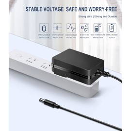 Lantisri 9V Adapter Replacement for Medela Pump, AC DC Power Supply for Medela Pump in Style Advanced Breast Pump 9207010, 6.6 ft Long Cord