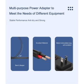 Lantisri 9V Adapter Replacement for Medela Pump, AC DC Power Supply for Medela Pump in Style Advanced Breast Pump 9207010, 6.6 ft Long Cord