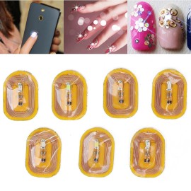Nail Stickers, DIY Art Stickers Nail Stickers for Nail Art 7Pcs NFC Lighting Nail Art Stickers Self Adhesive Intelligent Nail Stickers Nail Art Supplies for Nail Art Manicure Tips Nail Stickers, DIY Art Stickers Nail Stickers for Nail Art 7Pcs NFC Lighting Nail Art Stickers Self Adhesive Intelligent Nail Stickers Nail Art Supplies for Nail Art Manicure Tips