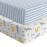 Featherhead 2-Pack Fitted Crib Sheets - 100% Cotton - 52 x 28 x 9 for Standard Crib and Toddler Mattress (Jersey Blue Foxes)
