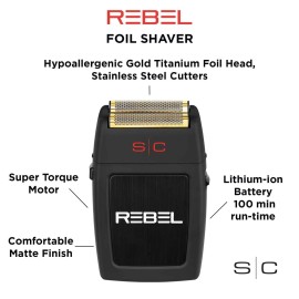StyleCraft Rebel Professional Super Torque Motor Electric Mens Foil Shaver
