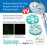 Hotel Spa 3-pc. Brush Head Set for Aquassage Hydrotherapy Hand Shower - Soft Bristle Body Brush, De-tangling Hair Brush, Wall Holder. 100% Hygienic Material to Eliminate Odors, Scum & Biofilm Buildup.