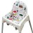 MISSEIAR High Chair Cushion with Cover for IKEA Antilop High Chair, Wooden High Chair Pad Pillow, Built-in Inflatable Cushion