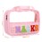 CRUOXIBB Chenille Letter Clear PVC And PU leather Large Travel Cosmetic Toiletry Storage Bag Waterproof Makeup Tote Bag Organizer Bag for Women(SNACKS-Pink)