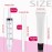 AMORIX 50PCS Lip Gloss Tubes 20ml Black Cap Lip Gloss Containers Empty Lip Balm Tubes Cosmetic Lipgloss Tubes + 2 x 20ml Syringes Tag Labels for DIY Lip Gloss Base Glitter