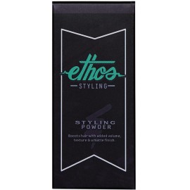 Ethos Styling Texture Powder - Texturizing & Mattifying Hair Powder for Men - Grooming, Volumizing & Hair Styling Products for Extra Volume, Control & Strong All-Day Grip - Matte, Wavy Finish - 20g