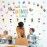Colorful Inspirational Saying Wall Decals Kids Motivational Wall Stickers Small Hands Decals Nursery Decor Change The World Handprints Art Murals for Kids Room Classroom Decor