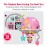 BENBAT Car Seat Toys for Babies - Double Sided Rear Facing Carseat Toy with Baby Mirror for Infants Girls and Boys 0-18 Months, Pink