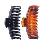 Wenobby 5.2 Extra Large Crystal Hair Claw Clips for Women Girls with Extra Long Thick Hair, pack of 2