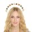 Urieo Gold Halo Crown Headband Rhinestone Leaf Tiara Head Band Greek Goddess Headpiece Celestial Costume Wedding Hair Accessory for Women