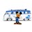 Jada Toys Disney Mickey and Friends 1:24 Volkswagen T1 Bus Die-cast Car w/ 2.75 Mickey Mouse Figure, Toys for Kids and Adults