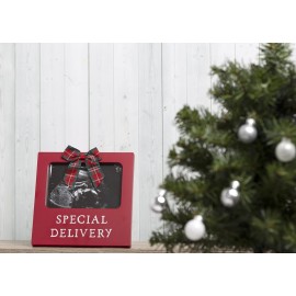 Little Holly Special Delivery Ribbon Frame, Baby Ultrasound Photo Frame, Baby Sonogram Keepsake, New and Expecting Parents Christmas Gift, Baby Christmas Picture Frame 13065