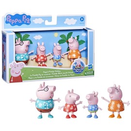 Peppa Pig Toys Peppa\'s Family Holiday, 4 Family Figures in Tropical Holiday Outfits, Preschool Toys for 3 Year Old Girls and Boys and Up Peppa Pig Toys Peppa\'s Family Holiday, 4 Family Figures in Tropical Holiday Outfits, Preschool Toys for 3 Year Old Girls and Boys and Up