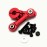 Aluminum 25T Servo Horn and Steering Link Tie Rod Red for Arrma Kraton Mojave Outcast Talion Typhon Notorious Infraction AR340061 AR330230
