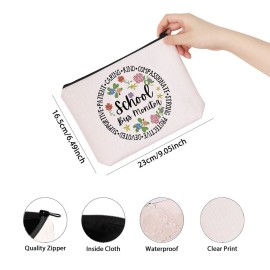 TSOTMO Cosmetic Bag - Multicolored Marble Makeup Bag - 23.5cm x 17cm - Zipper Closure - Adult Female Gift or Personal Use