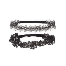 Black Lace Headband Girls Hollow Embroidery Flower Hair Band BBG14 (2 Pcs-D) Black Lace Headband Girls Hollow Embroidery Flower Hair Band BBG14 (2 Pcs-D)