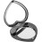 EYIDADAE Mini Vintage Heart Elegant Metall Makeup Mirror, Portable 1X/2X Magnifier (Black)