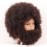 Newshair Male Mannequin Head for Braiding 4C Type 100% Human Hair 8 Afro Curly Hair Hairdresser Training Head African Cosmetology Doll Head for Styling Cornrow Braiding with Clamp Stand