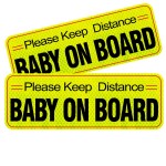Baby on Board Please Be Patient Magnet Decal Safety Signs for Baby on Board Magnet for CarBaby on Board Magnet for CarBaby on Board Signs for Car