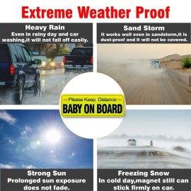 Baby on Board Please Be Patient Magnet Decal Safety Signs for Baby on Board Magnet for CarBaby on Board Magnet for CarBaby on Board Signs for Car