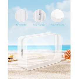 Morfone Travel Bottles for Toiletries, 3oz TSA Approved Travel Size Containers Leak Proof Squeezable Travel Accessories Refillable for Shampoo Conditioner Lotion Liquids(4Pack)