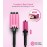 FARERY Mini Waver Curling Iron, 1/2 Inch, Hair Crimper for Women Beach Waves, Keratin & Argan Oil Infused, Dual Voltage, Pouch Bag