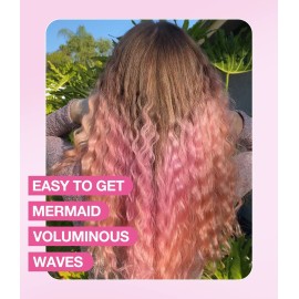 FARERY Mini Waver Curling Iron, 1/2 Inch, Hair Crimper for Women Beach Waves, Keratin & Argan Oil Infused, Dual Voltage, Pouch Bag