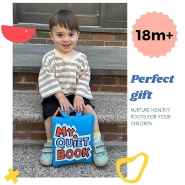 My Quiet Book - Toddler Travel Car Plane Airplane - No Parts to Get Lost - Activity Montessori Board Book, Travel Toys for Toddlers 1-3, Gifts for 1 2 3 4 Year Old Girl, Birthday Gifts Toys Age 2-4