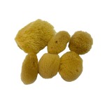 Soft Natural 6 Silk Sponges 1.5-3 Cosmetic Makeup Application Removal Face Eye Nail Cleaning Like Cotton Balls Awesome Aquatic Creating The Perfect Home Bath & Shower Experience