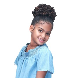 BOBBI BOSS Kids Drawstring Ponytail KP002 Coil Curl (1B)