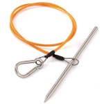 Pacific Reef Spearfishing Stringer w/Carabiner ||| Fish Holder for Scuba Diving and Freediving Quick Spearguns with Stainless Steel Cable Heavy Duty Kayak Fishing Big Game Clip Large Weight Belt Kit