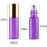 MaxMau Pack of 100,5ml Colored Roller Bottles for Essential Oils Perfume Refillable Glass Bottle Stainless Steel Roll On Ball Metal Cap Daily Aromatherapy