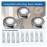 Gleway HQ8 Replacement Heads Compatible with Philips Electric Shavers, HQ8 Replacement Razor Blades Compatible with Norelco Aquatec HQ8 Series Shaving Head Upgraded for PT730 AT880 AT811, 6-Pack