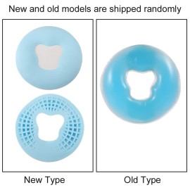 Ejoyous Silicone Face Pillow, Facial Spa Reusable Face Rest Massage Overlay Relax Cushion Skin Care for SPA Beauty Salon Head Support(Sky Blue)