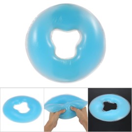 Ejoyous Silicone Face Pillow, Facial Spa Reusable Face Rest Massage Overlay Relax Cushion Skin Care for SPA Beauty Salon Head Support(Sky Blue)