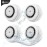 benvesa Sensitive Replacement Brush Heads - Compatible with Clarisonic Mia 1, Mia 2, Mia Fit, Alpha Fit, Smart Profile Uplift - 4 Pack