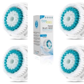 benvesa Deep Pore Replacement Brush Heads - Compatible with Clarisonic Mia 1, Mia 2, Mia Fit, Alpha Fit, Smart Profile Uplift - 4 Pack benvesa Deep Pore Replacement Brush Heads - Compatible with Clarisonic Mia 1, Mia 2, Mia Fit, Alpha Fit, Smart Profile Uplift - 4 Pack