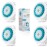 benvesa Deep Pore Replacement Brush Heads - Compatible with Clarisonic Mia 1, Mia 2, Mia Fit, Alpha Fit, Smart Profile Uplift - 4 Pack