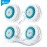 benvesa Deep Pore Replacement Brush Heads - Compatible with Clarisonic Mia 1, Mia 2, Mia Fit, Alpha Fit, Smart Profile Uplift - 4 Pack